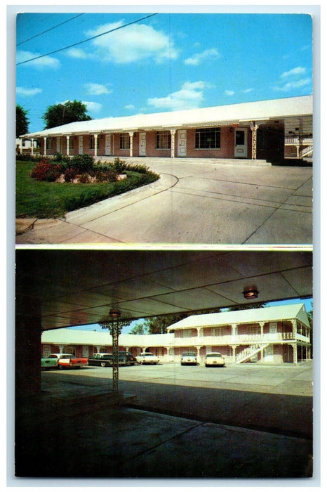 c1960's The Stephens Motel Columbia Missouri MO Dual View Vintage Postcard