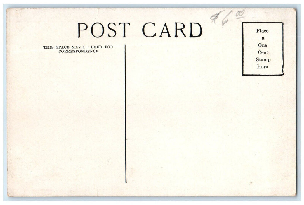c1920 Exterior View College Emporia Building Field Trees Emporia Kansas Postcard