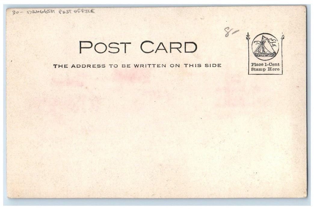 c1905 Druggist Post Office Horse Wagon Children RPPC Photo Antique Postcard