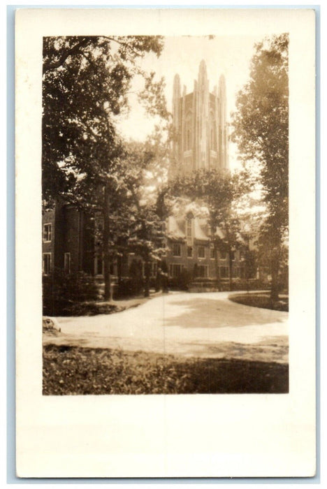 c1910's Wellesly College Building Campus Massachusetts MA RPPC Photo Postcard