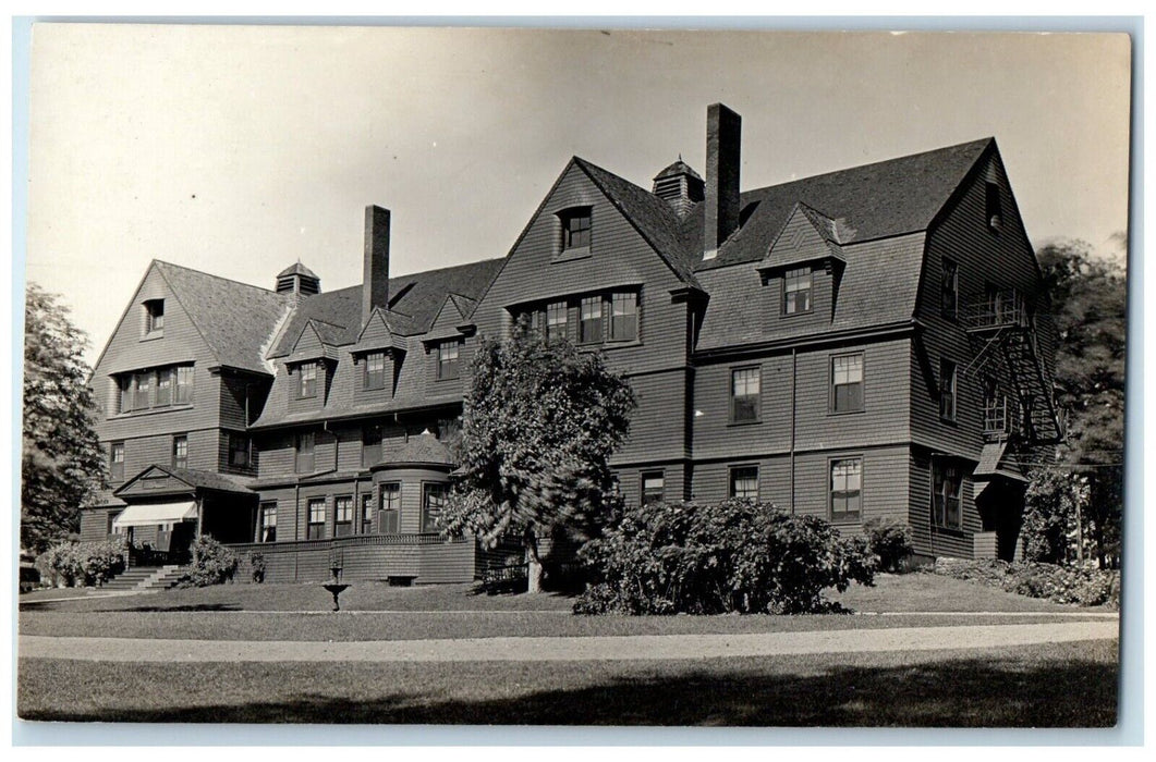 c1910's State Normal School Farmington Massachusetts MA RPPC Photo Postcard