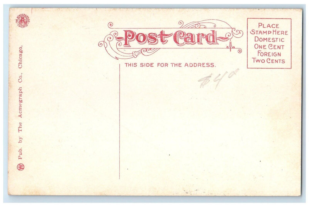 c1910 North Penn. Avenue Store Exterior Building Independence Kansas KS Postcard
