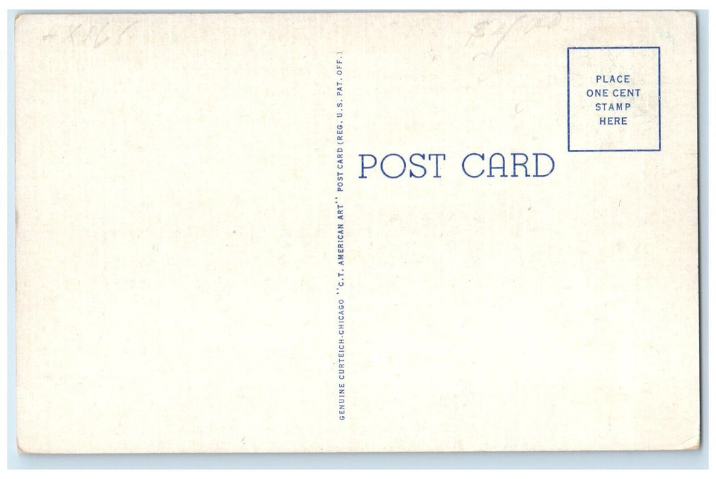 c1940 Hotel Zarah Great Classic Cars Exterior Building Bend Kansas KS Postcard
