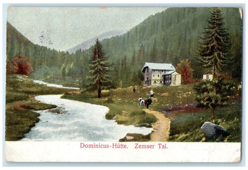 c1905 Dominicus-Hutte Zemser Tal. Finkenberg Austria Antique Posted Postcard