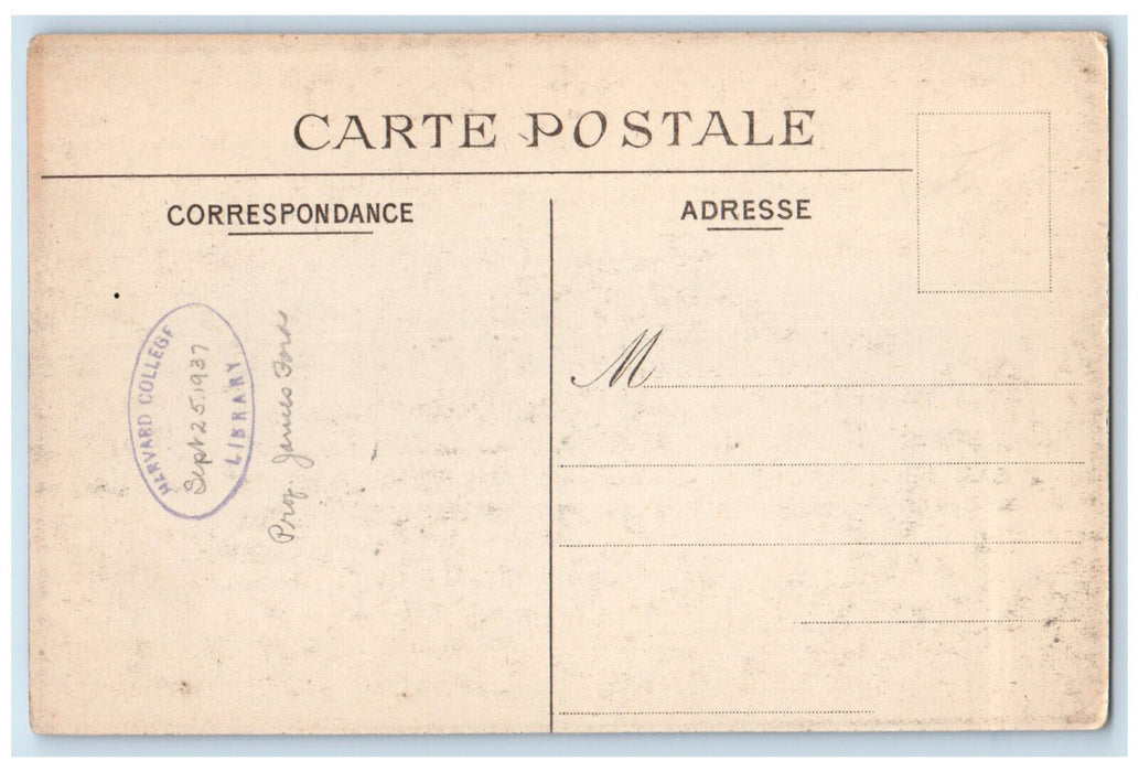 1937 House of Bon Marche Of The Caisse D'Epargne Chartres France Postcard