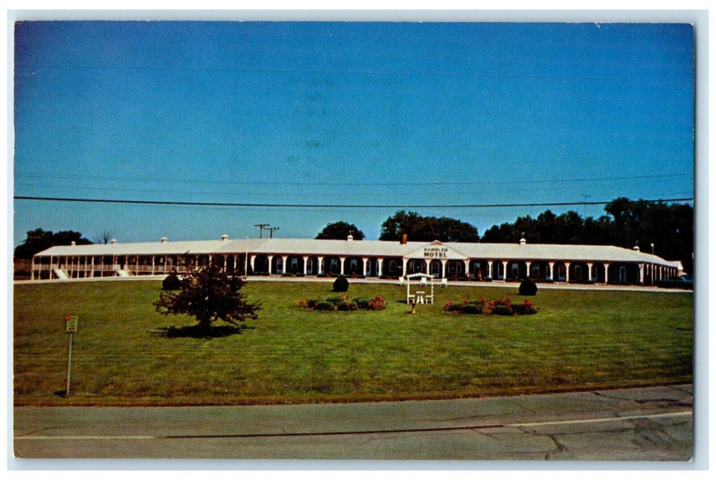 1971 View Of Rambler Motel & Restaurant Cameron Missouri MO Vintage Postcard