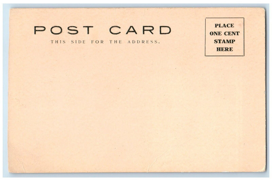 c1905 Automobile Show Advertising Ledger Building Philadelphia PA Postcard