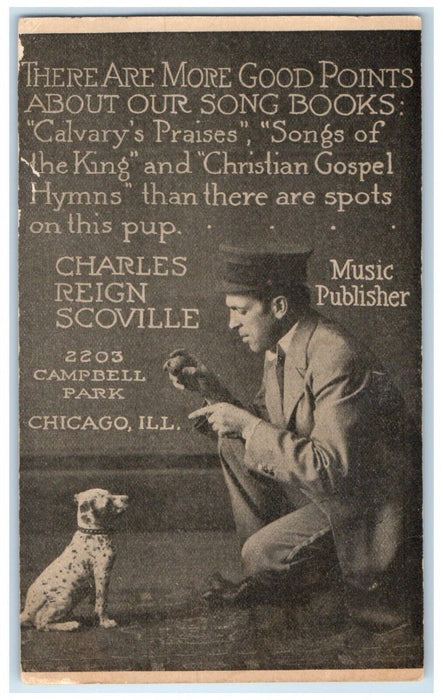 Calvary's Praises Song Books Charles Reign Scoville Music Publisher Postcard