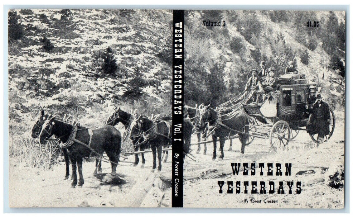 Western Yesterdays Switzerland Trail Of America Advertising Ward CO Postcard