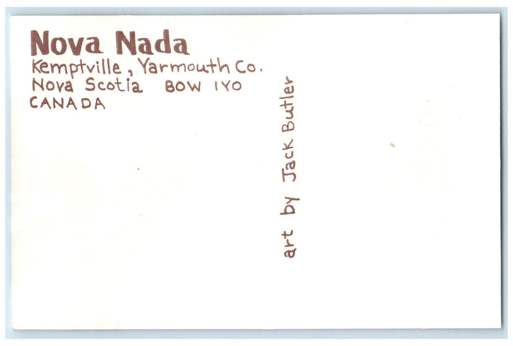 c1950's Nova Nada Kemptville Yarmouth Co. Nova Scotia Canada Postcard