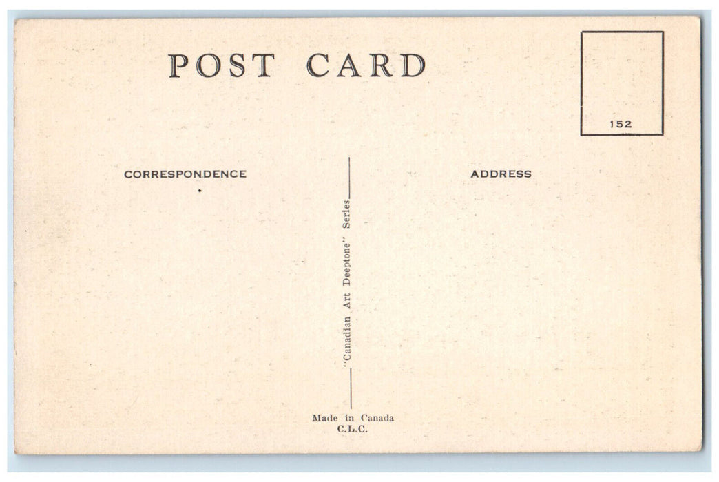 c1940's Clean Heat Gas Jasper Avenue at Night Edmonton Alberta Canada Postcard