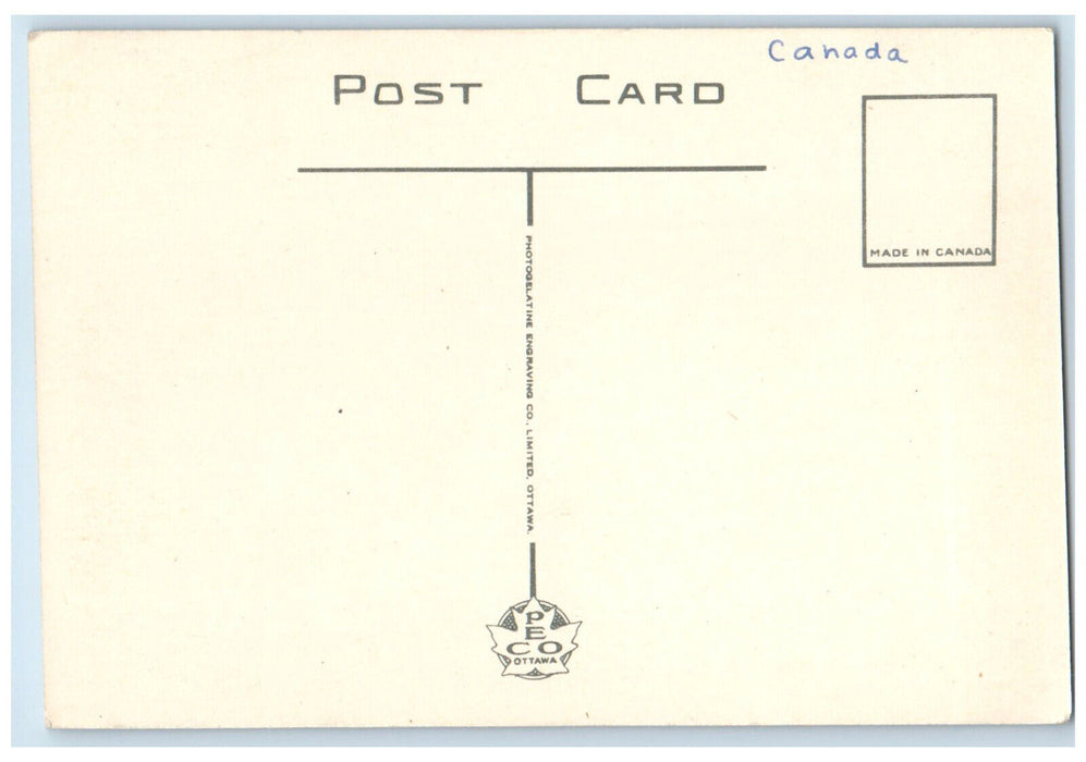 c1940's Lac Ha Ha Route Grande Baie Quebec Canada Vintage Unposted Postcard