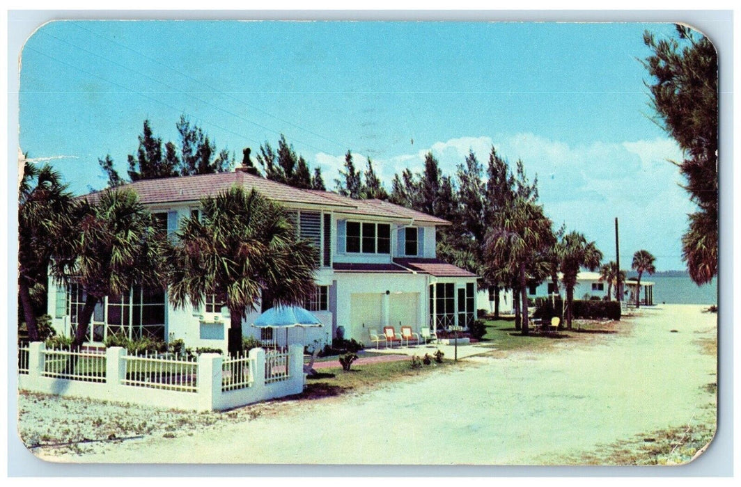 1952 Exterior View East Winds Apartments St Petersburg Beach Florida FL Postcard