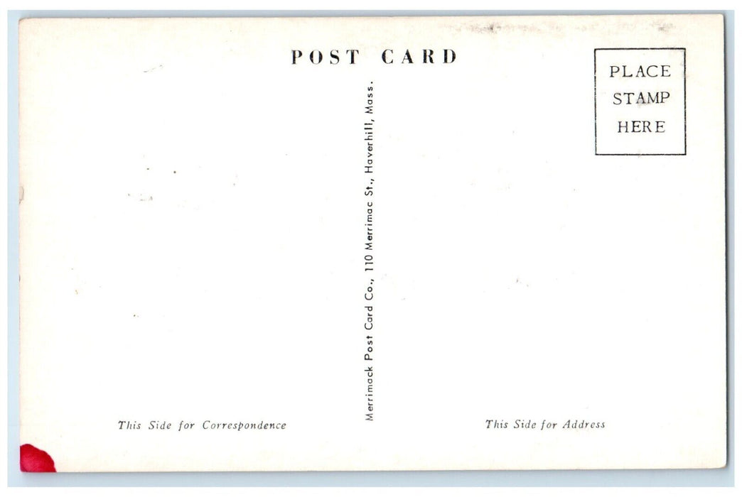 1940 Front View Jupiter Public School Building Jupiter Florida Unposted Postcard