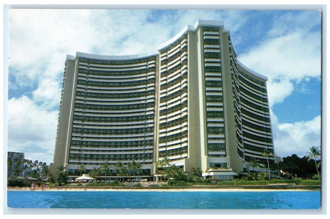 c1960 Sheraton Waikiki Hotel Kalakaua Avenue Honolulu Hawaii HI Vintage Postcard