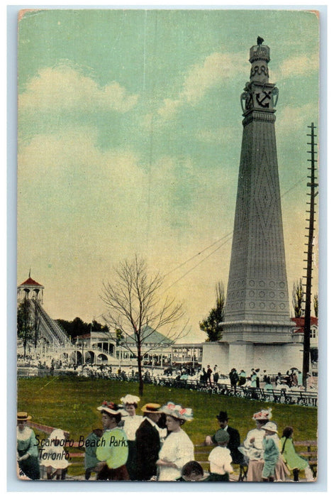 1909 Scarboro Beach Park Toronto Ontario Canada Posted Antique Postcard