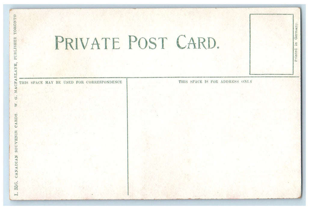 c1910 Looking Up The Ottawa River Showing Chaudiere District Canada Postcard