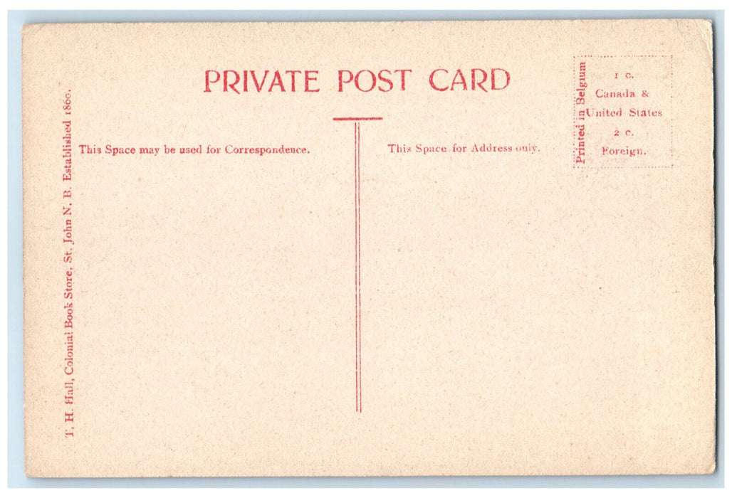 c1910 Spoon Island From Evandale St. John River Canada Antique Postcard