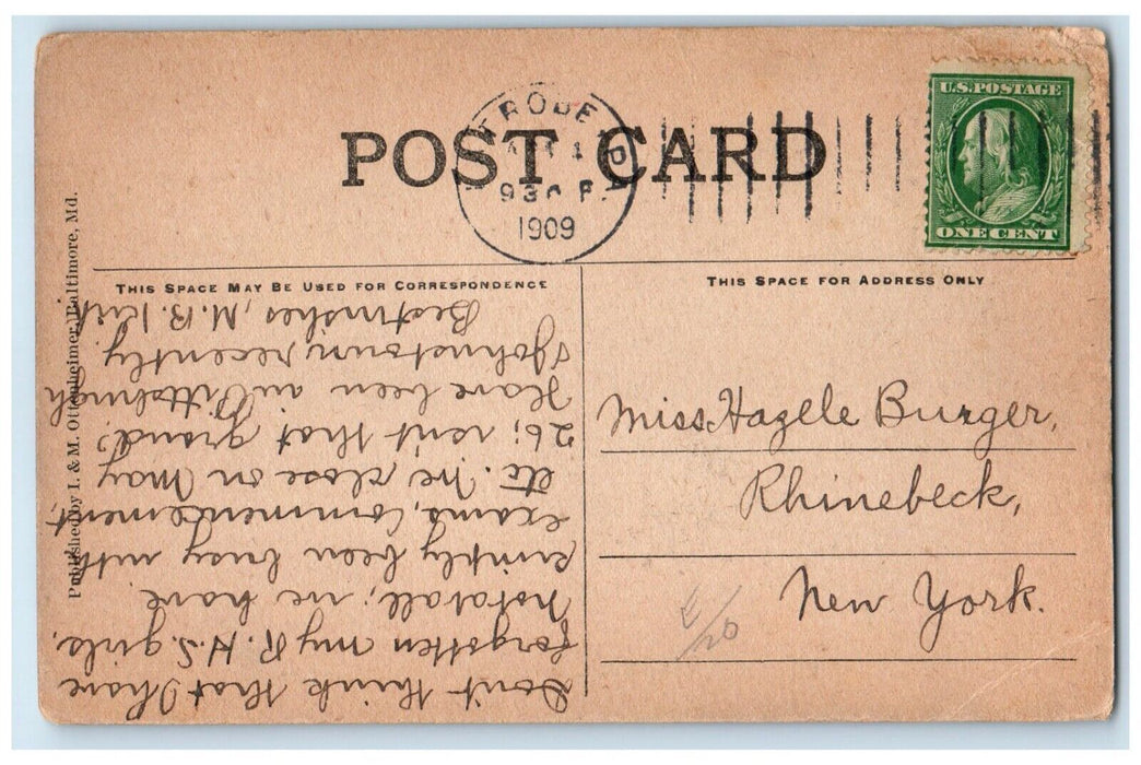 1909 PRR Stone Bridge Over Loyalhanna Creek Latrobe Pennsylvania PA Postcard