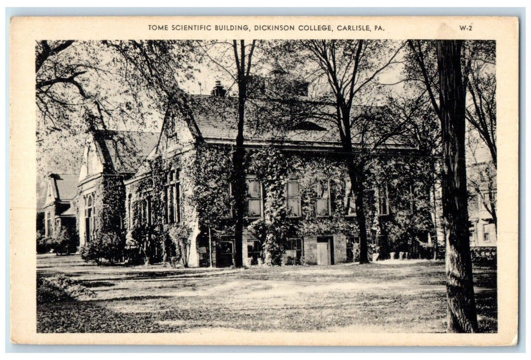 c1930's Tome Scientific Building Dickinson College Carlisle PA Vintage Postcard