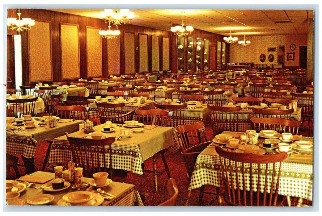 c1960's Grandma's Table Dining Room Interior View Beaverton Oregon OR Postcard