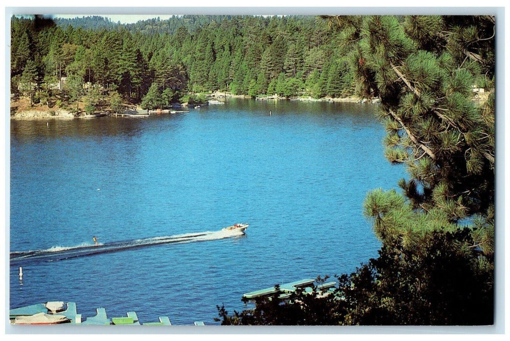 c1960 Lake Arrowhead Resorts Chamber Commerce Lake Arrowhead California Postcard