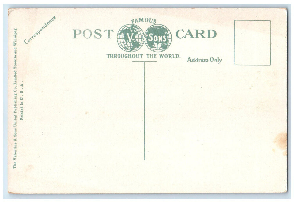 c1930's St. Lawrence River Tadoussac Hotel High Tide Quebec Canada Postcard