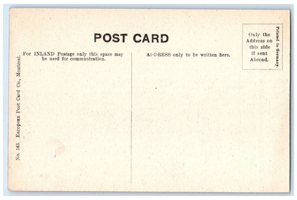 c1910 Queen Victoria's Monument Ottawa Ontario Canada Unposted Postcard