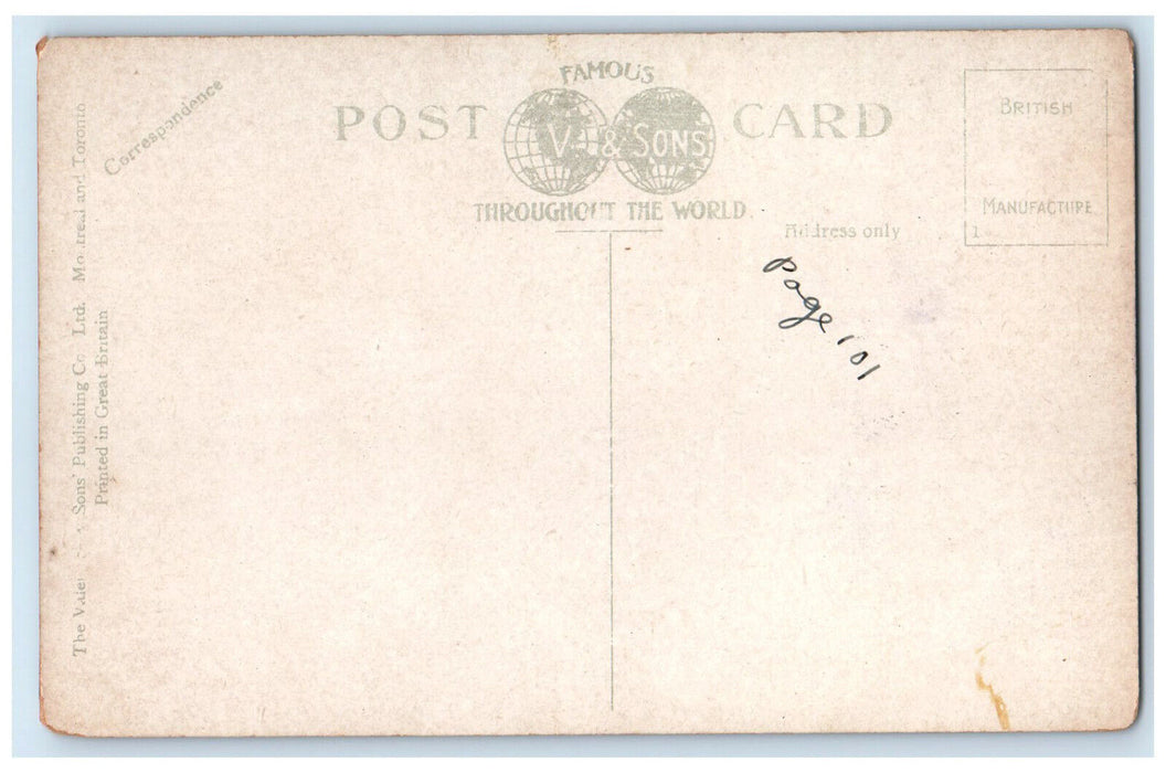 c1910 Sulphur Baths Banff Canadian Rockies Canada Unposted Antique Postcard