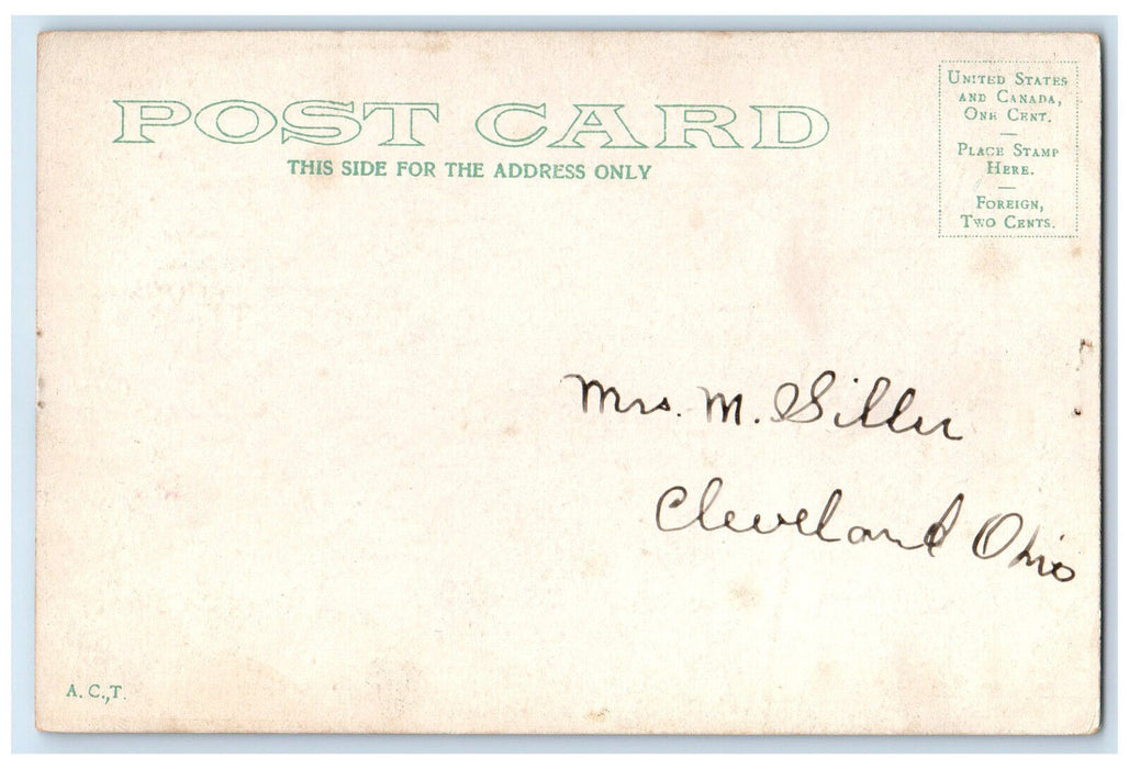 c1905 New Arts Building Queen's University Kingston Ontario Canada Postcard