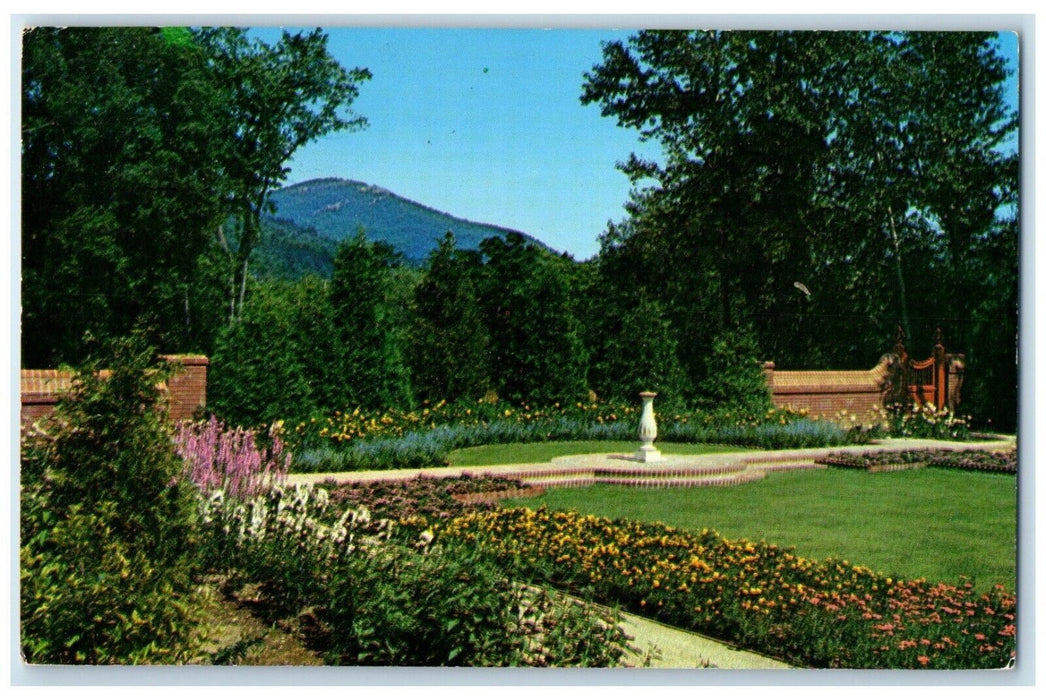 1964 Colonial Garden Essex County Historical Elizabethtown New York NY Postcard