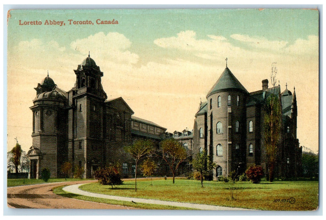 c1910 Loretto Abbey Toronto Ontario Canada Antique Unposted Postcard