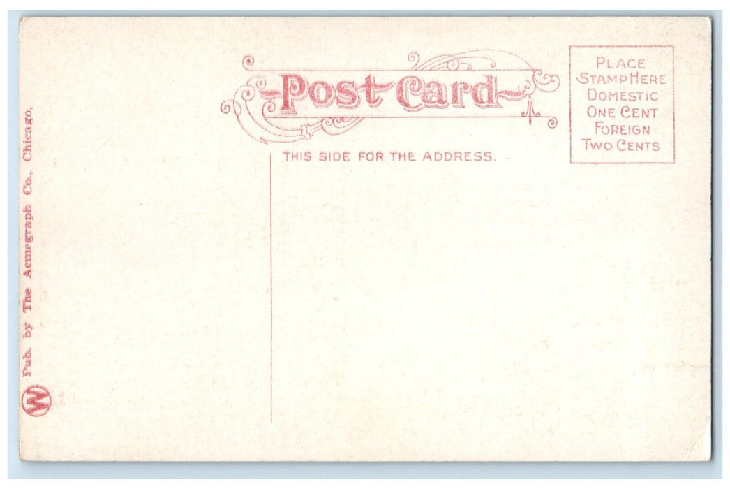 c1910 Exterior Chemistry Building Purdue University La Fayette Indiana Postcard