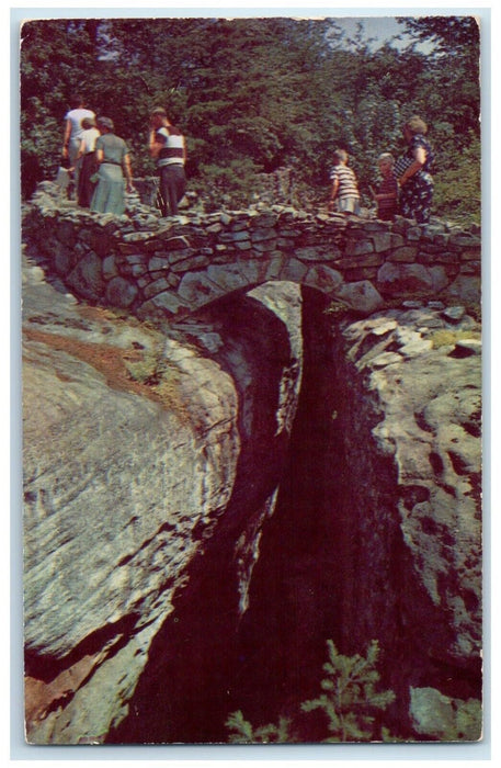 1965 Gnome's Overpass Rock City Lookout Mountain Chattanooga Tennessee Postcard
