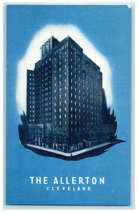 c1930's The Allerton Hotel Building Cleveland Ohio OH Unposted Vintage Postcard