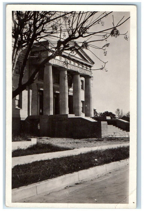 1926 First Baptist Church Building View Tucson Arizona AZ RPPC Photo Postcard