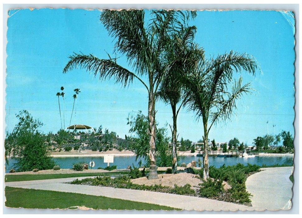 1972 Del Webb's Sun City Recreation Area Pool Kayenta Arizona Vintage Postcard