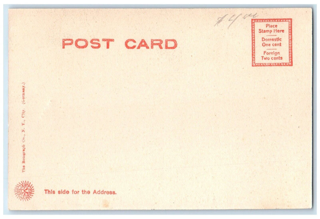 c1905 Oliver W. Jr. The Racing Ostrich Farm Jacksonville Florida FL Postcard