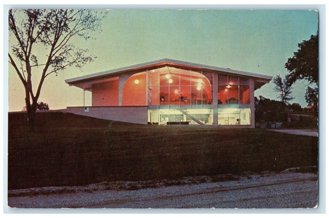 c1950's Ozark Bible College Administration Building Joplin Missouri MO Postcard