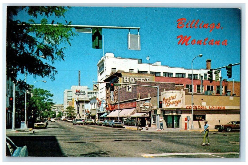 1973 North Broadway Ponderosa Inn Exterior Building Billings Montana MT Postcard