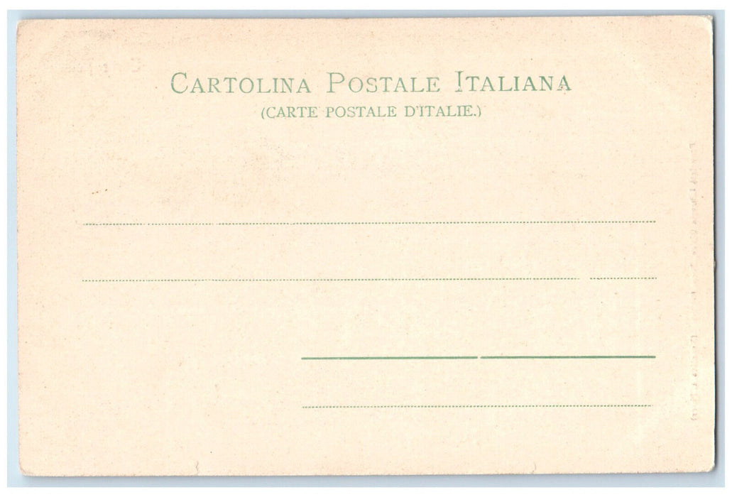 c1905 Panorama with the Vandalino Torre Pellice Turin Italy Postcard