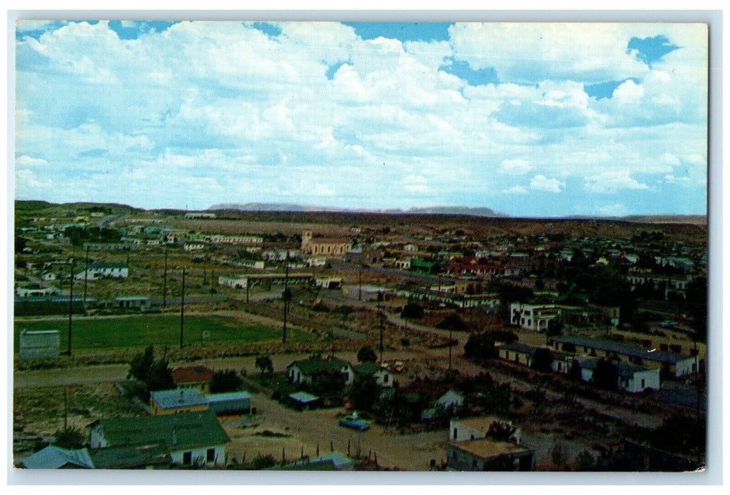 c1960 Truth Consequences Center Town Hills Exterior New Mexico Petley Postcard