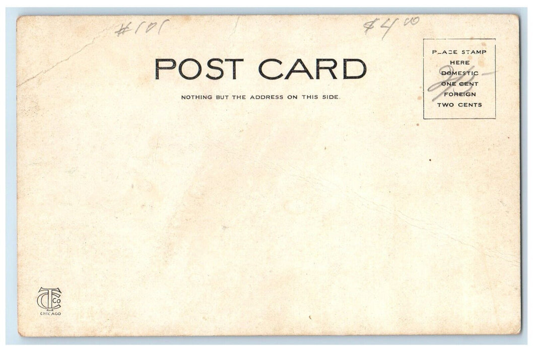 1905 Reno County Court House Building Hutchinson Kansas Vintage Antique Postcard