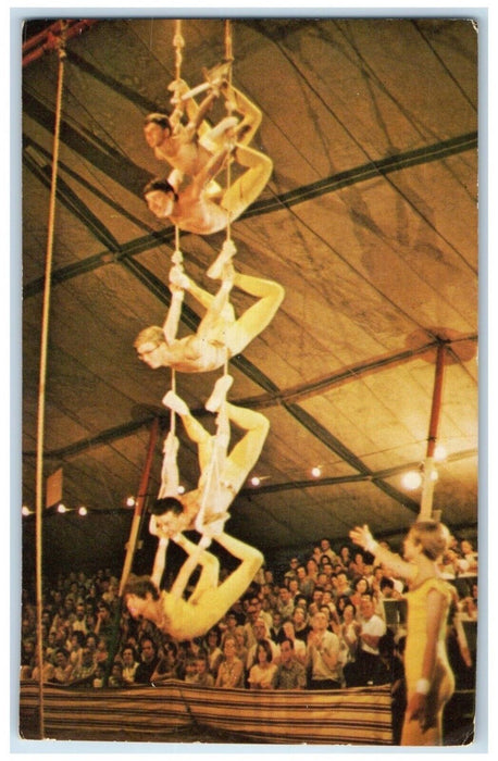 1972 Circus City Festival Peru Indiana Louisville Kentucky KY Posted Postcard