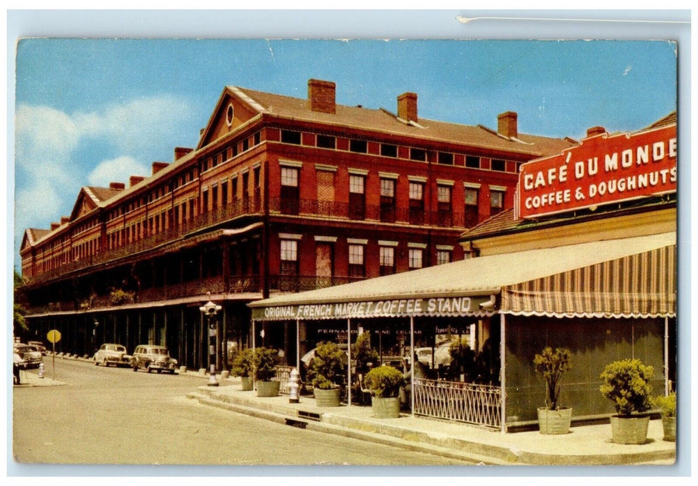 c1960 Pontalba Apartments French Market New Orleans Louisiana Unposted Postcard