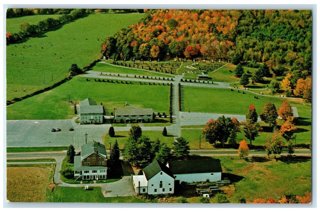 Aerial View Of Center Of Light La Salette Enfield New Hampshire NH Postcard