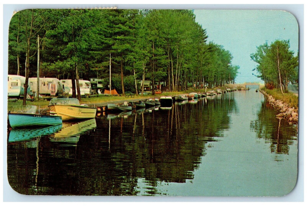 1970 View Of WM Mitchell State Park Cadillac Michigan MI Posted Vintage Postcard