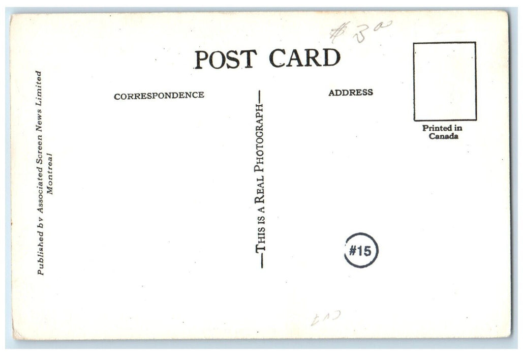 Main Lounge In Log Chateau Seigniory Club PQ Quebec Canada RPPC Photo Postcard