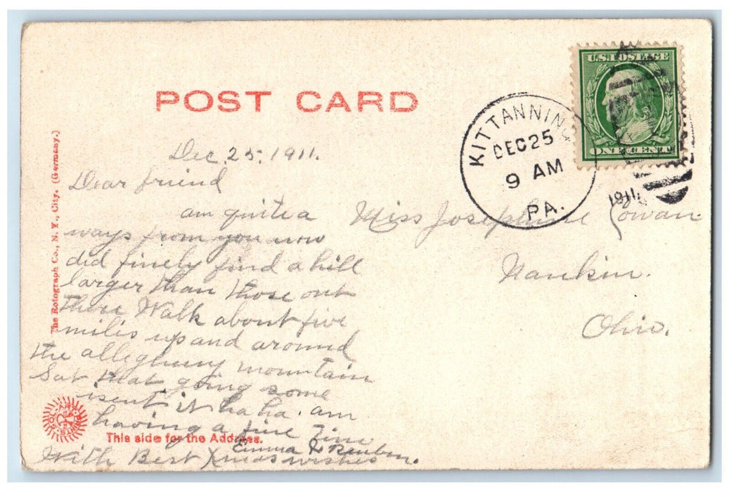 1911 Williams Hall Lehigh University South Bethlehem Pennsylvania PA Postcard