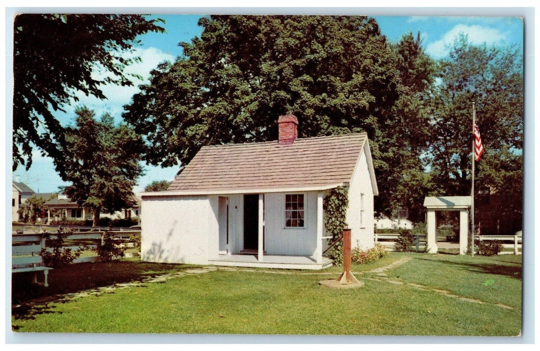 1970 Birthplace Herbert Hoover West Branch Iowa IA Jackson Tennessee TN Postcard